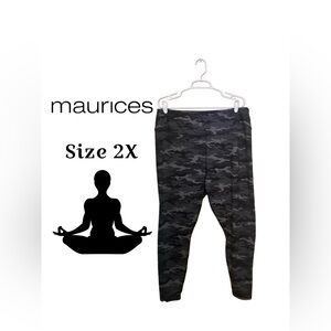 🖤 Maurice’s Plus Size 2X Camo Yoga Pants • High Rise Athleisure Leggings 🖤